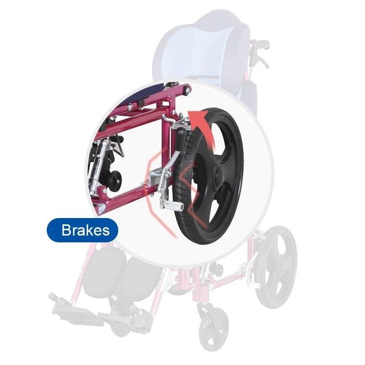 كرسي متحرك وكرسي سيارة للإعاقة للأطفال - الصورة 3
