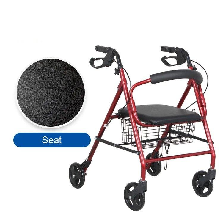 مشاية تسوق بأربع عجلات ومقعد وسلة - الصورة 6