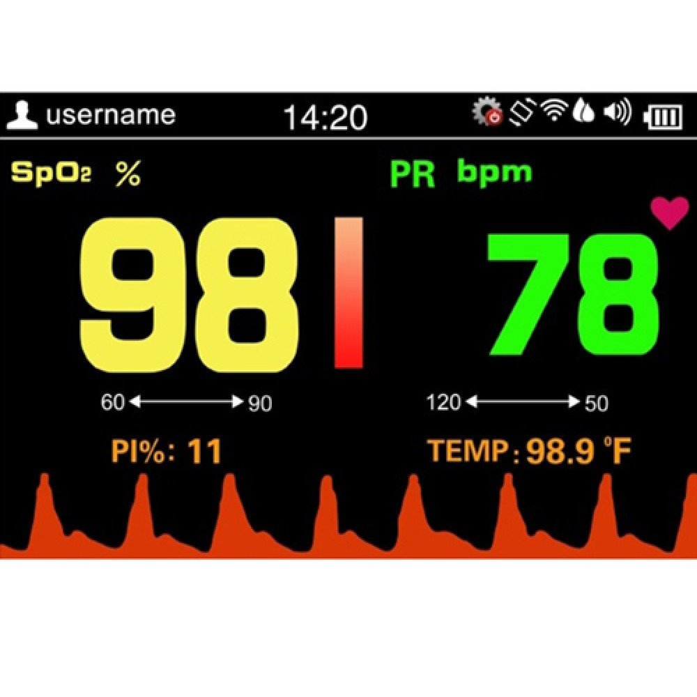 جهاز قياس نسبة الأكسجين للأطفال المحمول باليد SP-20 - دقة وراحة للأطفال - الصورة 3
