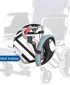 Alternative view of كرسي متحرك للرعاية الطبية - طوي مع مسند ظهر - كرسي بعجلات من الألومنيوم