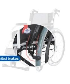 Alternative view of كرسي المنيوم خفيف الوزن -كفر كبير -مقاس 18إنش -جلسة اسفنجية -قابلية طي الظهر