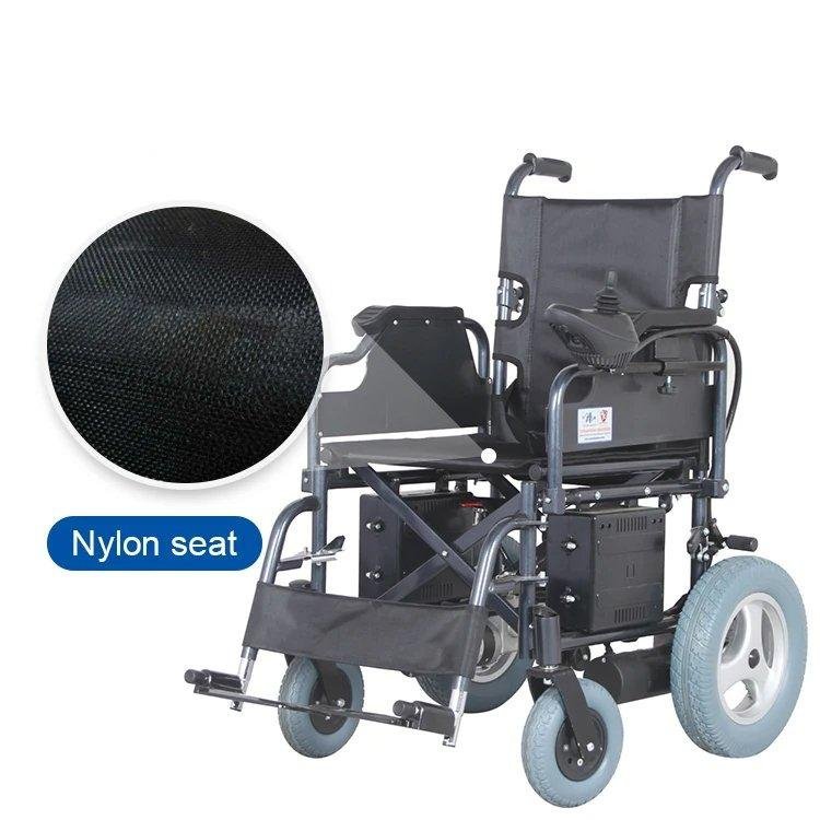 كرسي متحرك كهربائي مع مسند ظهر قابل للطي - الصورة 3